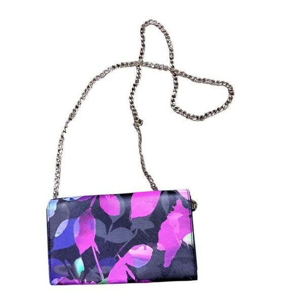 Trina Turk Colorful Floral Crossbody Wallet Bag - Picture 2 of 7